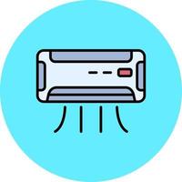 Air Conditioner Creative Icon Design vector