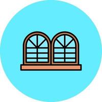 Window Creative Icon Design vector