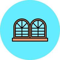 Window Creative Icon Design vector