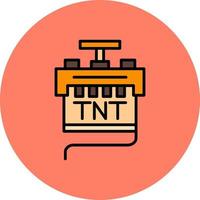 diseño de icono creativo tnt vector