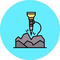 Mining Creative Icon Design vector