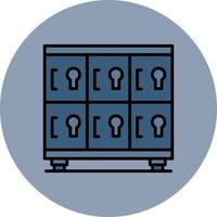 Office Locker Creative Icon Design vector