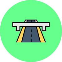 Road Creative Icon Design vector