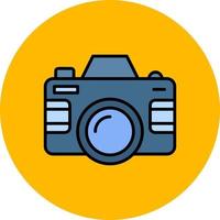 diseño de icono creativo de cámara de fotos vector