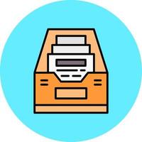 Files Box Creative Icon Design vector