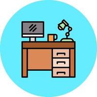 Desk Creative Icon Design vector