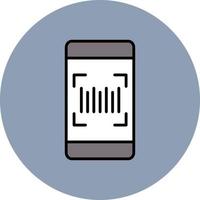 Barcode Creative Icon Design vector