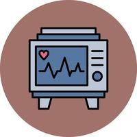 Cardiogram Creative Icon Design vector