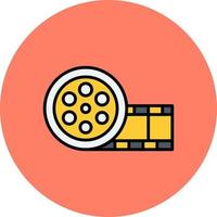 Film Strip Creative Icon Design vector