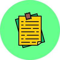 Sticky Note Creative Icon Design vector