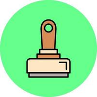 Stamp Creative Icon Design vector