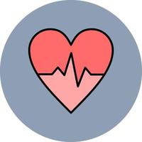 Heart Rate Creative Icon Design vector