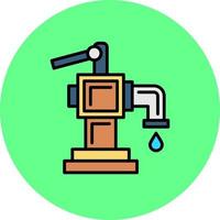 Hand Pump Creative Icon Design vector