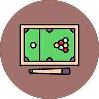 Snooker Creative Icon Design vector