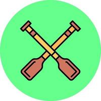 Rowing Creative Icon Design vector