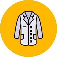 Lab Coat Creative Icon Design vector