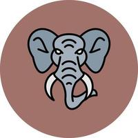 diseño de icono creativo de elefante vector