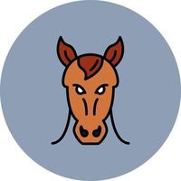 diseño de icono creativo de caballo vector