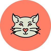 diseño de icono creativo de gato vector