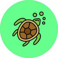 diseño de icono creativo de tortuga vector