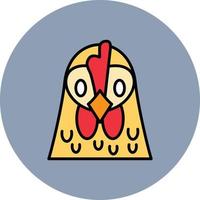 diseño de icono creativo de pollo vector