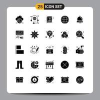 Set of 25 Modern UI Icons Symbols Signs for internet global discussion tool repair Editable Vector Design Elements