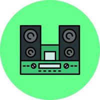 diseño de icono creativo de altavoces vector