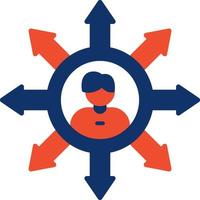 Influence Creative Icon Design vector