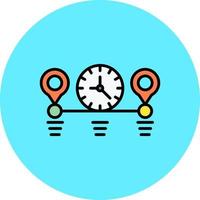 Time Line Creative Icon Design vector