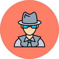 diseño de icono creativo detective vector