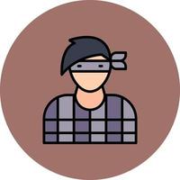 Thief Creative Icon Design vector