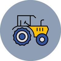 Tractor Creative Icon Design vector