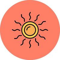 Sun Creative Icon Design vector