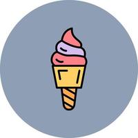 Ice Cream Creative Icon Design vector