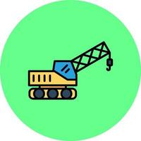 Crane Creative Icon Design vector