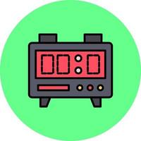 Digital Stopwatch Creative Icon Design vector