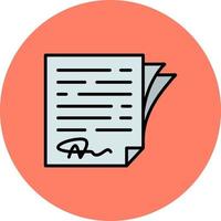 Document Creative Icon Design vector