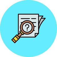 Investigation Creative Icon Design vector