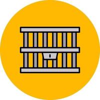 Jail Creative Icon Design vector