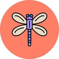 Dragonfly Creative Icon Design vector