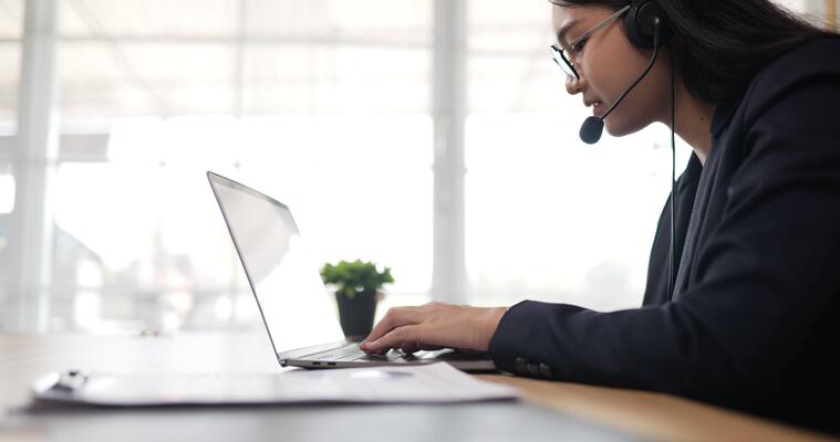 Asian Call Center Stock Video Footage for Free Download