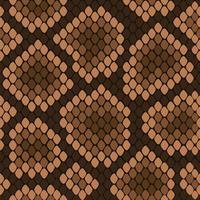 Snake Reptile Skin Seamless Pattern Background vector