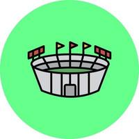 Stadium Creative Icon Design vector