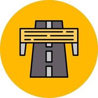 Motorway Creative Icon Design vector