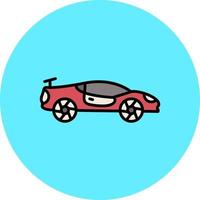 Super Car Creative Icon Design vector