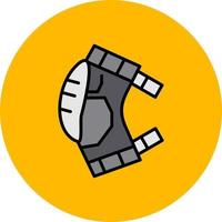 Kneepad Creative Icon Design vector