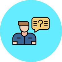 Question Creative Icon Design vector