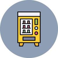 Vending Machine Creative Icon Design vector