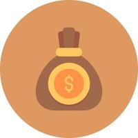 Money Bag Creative Icon Design vector