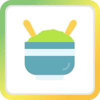 Bowl Creative Icon Design vector